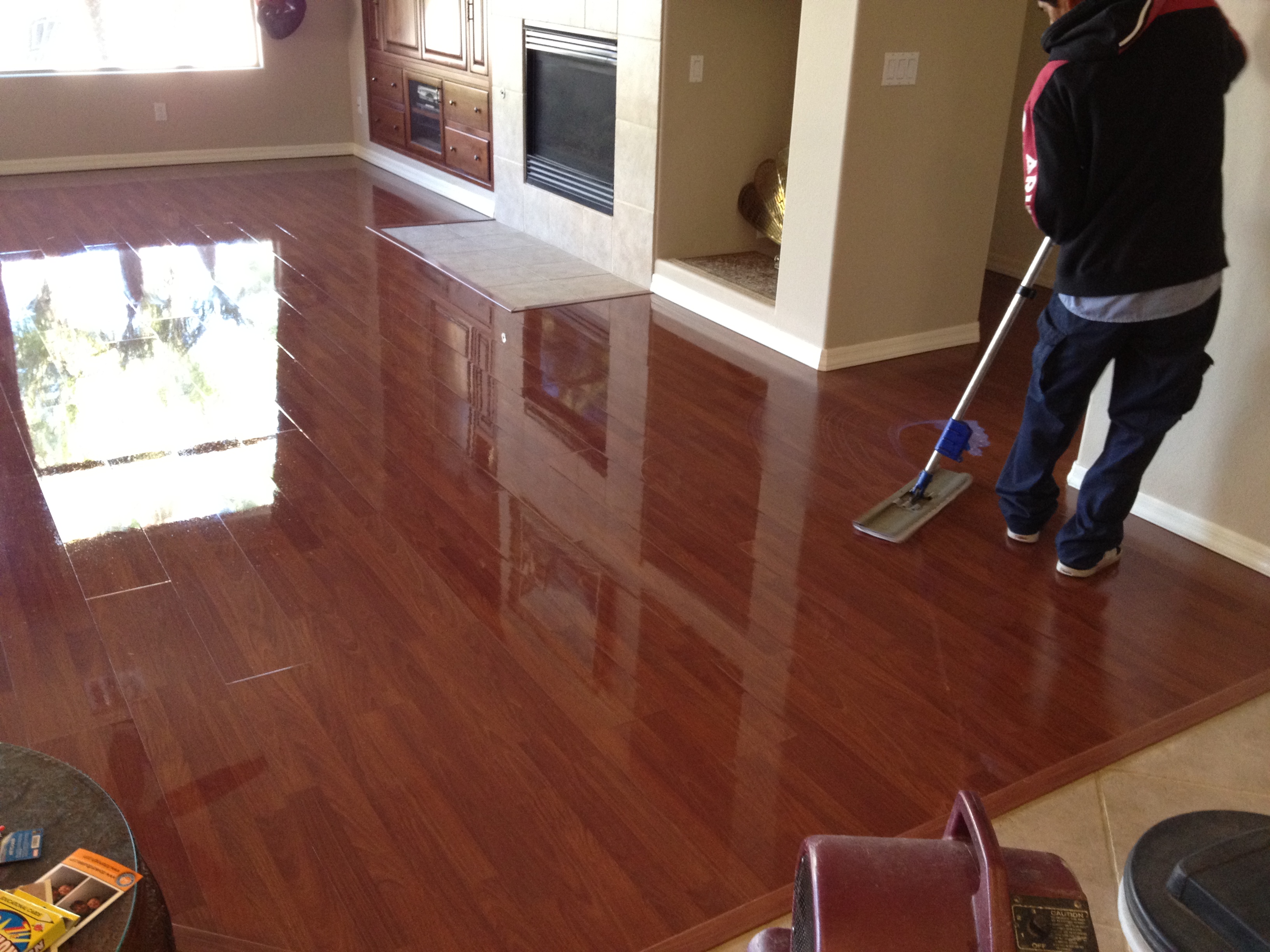 REFINISED WOOD FLOOR